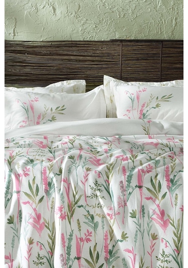 Yataş Bedding Hana Tek Kişilik Pike Takımı - Pembe