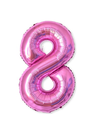 2 Adet 40 Inç Alüminyum Folyo Numarası Balonlar Doğum Günü Düğün Nişan Partisi Dekor Çocuk Topu Malzemeleri 8-gül Kırmızı