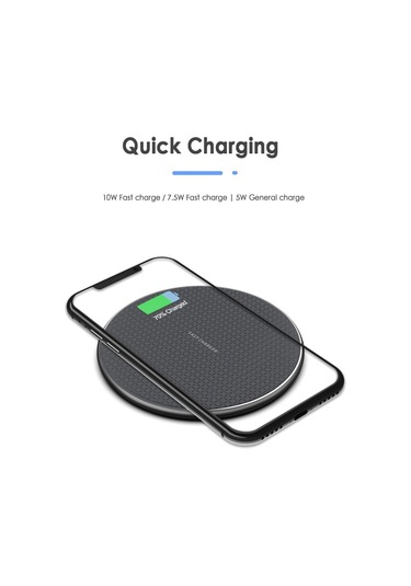10w Qi Kablosuz Şarj Cihazı İphone Uyumlu 11 12 X Xr Xs Max 8 Hızlı Kablosuz Şarj Samsung Xiaomi Huawei Telefonu İçin Qi Şarj Cihazı Kablosuz