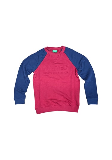 Benetton Erkek Çocuk Sweatshirt Bordo Bordo