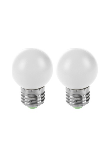 2x E27 Led Ampul 0,5 W Plastik Beyaz Işık - Kaiyi Diğer