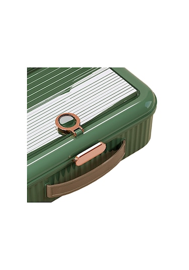 Homyl Belge Saklama Kutusu Çok Katmanlı Dosya Düzenleyici Yeşil