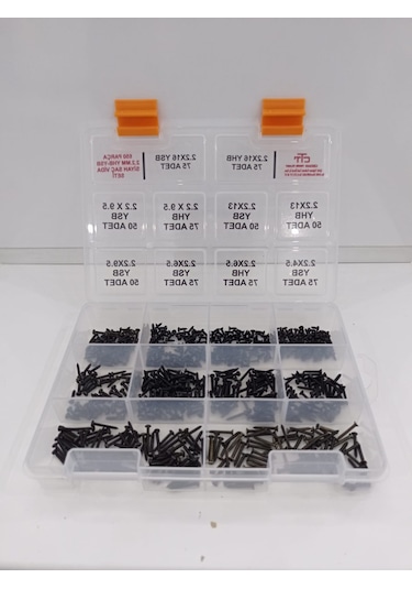 SAC VİDASI SETİ 2.2mm  MİNİ VİDA SETİ  YHB YSB  PCB-PLASTİK-AHŞAP