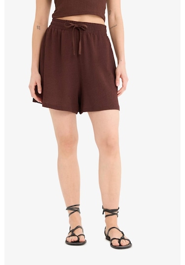 DeFacto Coool Loose Fit Bürümcük Şort A6223AX25SMBN533 Kahve