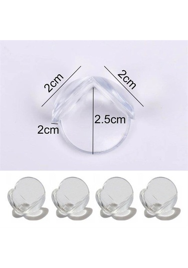 Bebek Çocuk Yumuşak Ve Esnek Dairesel Şeffaf Yapışkanlı Güvenlik