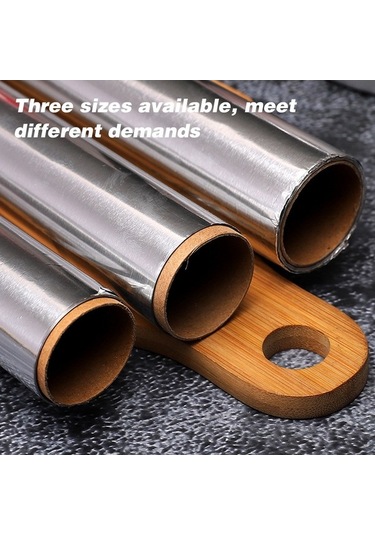 Besthome1 10μm Kalın Alüminyum Folyo: 10m X 30cm, Barbekü, Fırın, Pişirme, Gıda İçin Tek Kullanımlık, Çok Renkli Çok Renkli