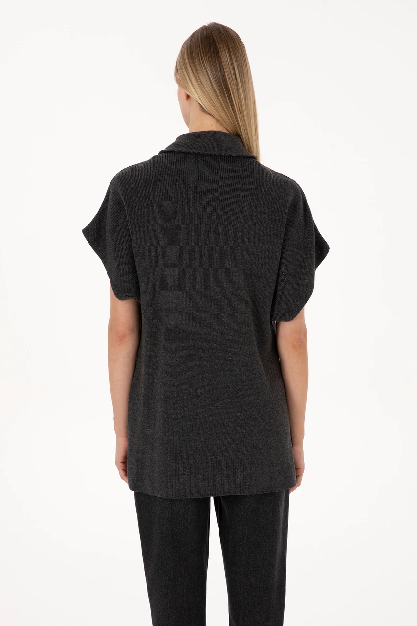 U.s. Polo Assn. Kadın Antrasit Melanj Süveter 50317570-vr081 Antrasıt Melanj