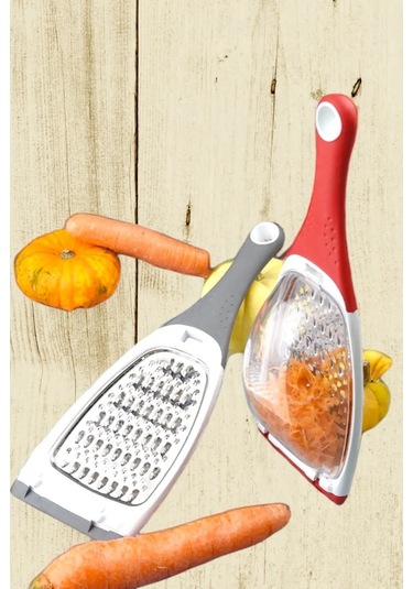 Pratik Uzun Saplı Çift Yönlü Hazneli Rende Sarımsak ,zencefil ,meyve Ve Sebze Öğütücü Rende Royaleks-rt311 Asorti