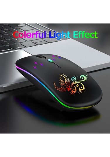 Mufunye Optik Kablosuz Sessiz Fare - 2.4g+bt3.0+bt5.2 Üç Mod, Ergonomik Tasarım, 500mah Şarj Edilebilir Pil, Beyaz Optik