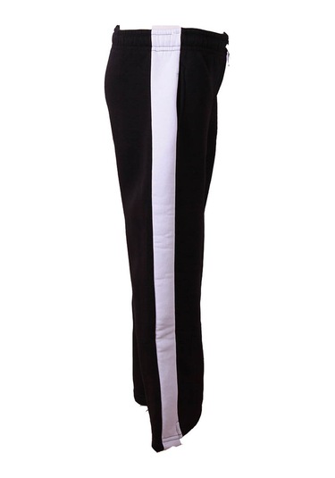 Trender Yan Tek Şerit 3 İp Siyah Kız Çocuk Eşofman Altı 7383 SiYAH