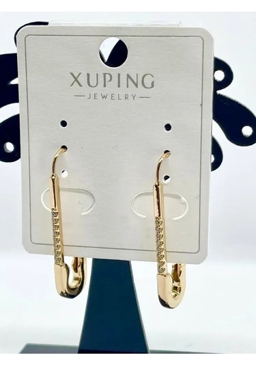 Flybuy Zarif Xuping Uzunluk, Markalı Küpeler: Kilidi, Kaplama, Gr Gold Fransız Cm Altın Ağırlık 3.3 3 Uy Gold
