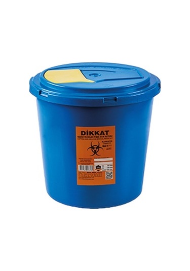 Mck Tıbbi Cam Atık Kovası 3.5 Litre Mavi