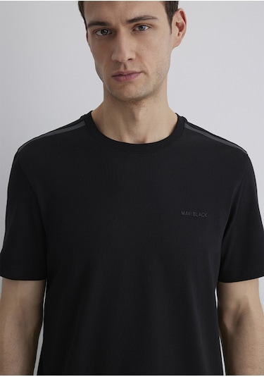 Mavi Siyah Erkek T-shirt M0612689-900 Siyah