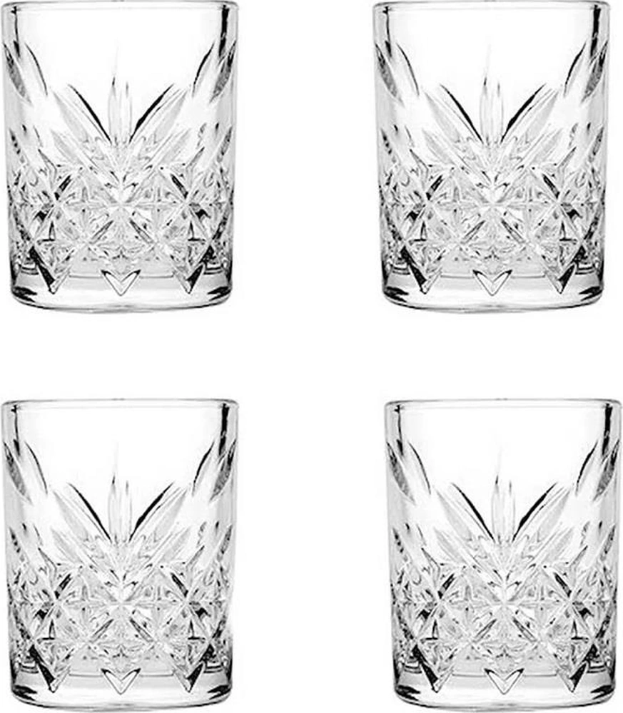 Paşabahçe 520414 Timeless 4'lü Viski Bardak 420 Ml Şeffaf
