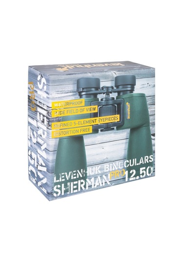 Levenhuk Sherman PRO 12x50 Dürbün Yeşil