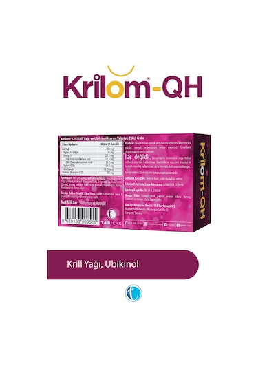 Krilom-QH Krill Oil & Ubikinol 30 Yumuşak Kapsül