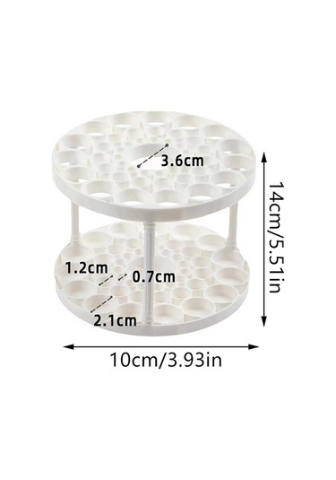 45 Gözlü Toka Saklama Kutusu Çok Fonksiyonlu Büyük Kapasiteli Makyaj Fırçası Saklama Kutusu Masa Düzenleyici Takı Sergileme Standı Diğer
