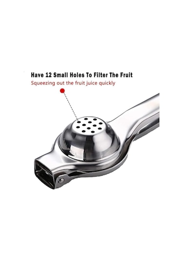 Paslanmaz Çelik Limon Sıkacağı Gümüş