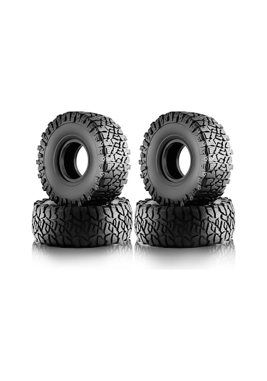Yaozixa 1.9 İnç Kauçuk Rc Lastikler - 4 Adet, 120mm Çapı, Trax Trx4/scx10/rgt Jeep Uyumlu