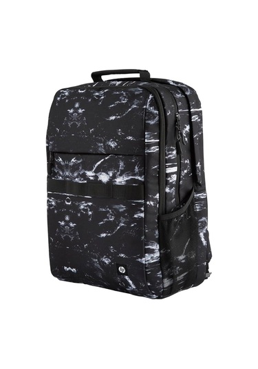 HP Campus 7J592AA XL Marble Stone 14"-16" Notebook Sırt Çantası - Siyah-beyaz