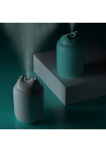 Dianziye Kedi Desenli Mini Nemlendirici - Usb Taşınabilir 220ml Ultrasonik Buhar Atomizer 7 Renk Led Işıklı Sessiz Oda Araç Ev Kullanıma Uygun