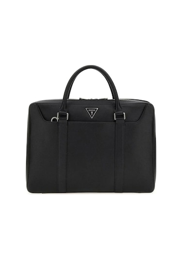 Guess Erkek Siyah Laptop Çantası Siyah