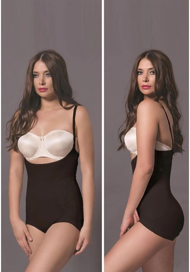 Magic Form Kadın Siyah Göğüs Altı Toparlayıcı Body Korse 1553 Siyah