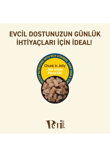 Tavuklu Yaş Kedi Maması 85 Gr X 24 Adet Jöle İçinde Parça Etli - Yetişkin Kedi