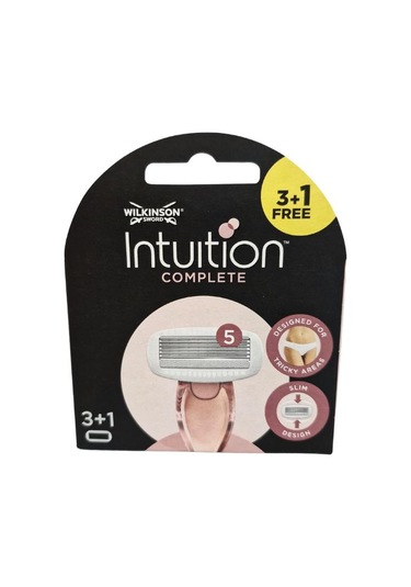 Wilkinson Sword Intuition Complete Kadın Tıraş Bıçağı Kartuşu 5 Bıçaklı 3+1 Yedek
