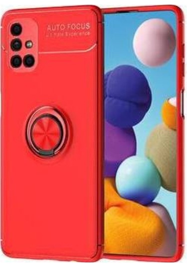 Samsung Galaxy Uyumlu M51 Stantli Yüzüklü Manyetik Kaliteli Ravel Kilif 467058621