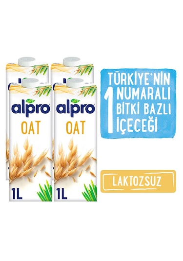 Alpro Yulaf Sütü 4 x 1 L