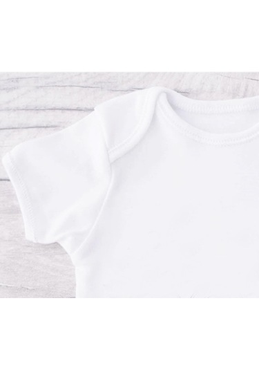 Sema Baby Prematüre Yarım Kol Penye Çıtçıtlı Badi - Beyaz