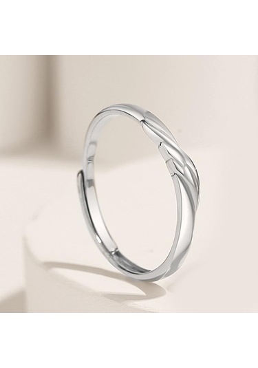 Tancise Klasik 925 Ayar Gümüş Zirkon Yüzük Bayanlar Takı Düğün Promise Parti Hediye Men