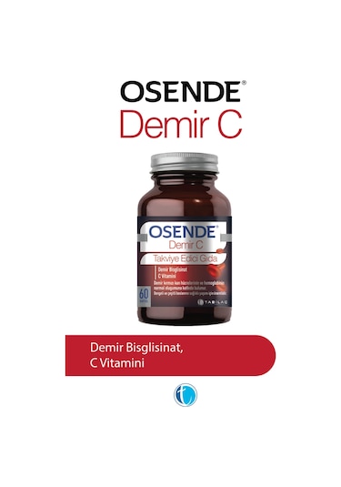 Osende Demir C - Demir Ester C Vitamini 60 Kapsül