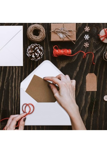 Roco Paper Beyaz Zarf 8x12 Cm 50 Adet