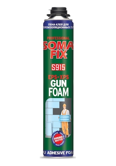 750 ML Somafix Tabancalı Mantolama Poliüretan Köpük Şişmeyen Pu