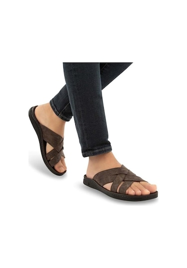 Muya Tiger 31318-004 Anatomik Taban Erkek Terlik Kahve 40-45 Kahverengi