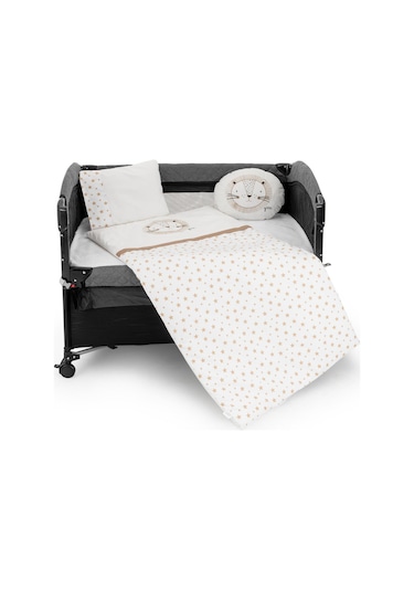 Wellgro Park Yatak Ve Beşik Uyku Seti - 6 Parça, Bej