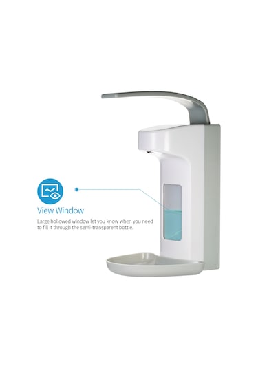 Kangvka Duvar Tipi 500ml Dirsek Basmalı Sabun Dağıtıcı - Elle Basılan El Yıkama Ve Alkol Dezenfektan Dispenseri Diğer