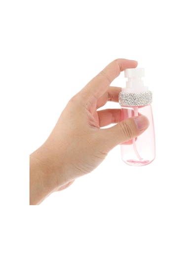 Homyl Sıvı Kabı 60ml Şık Küçük Seyahat Taşınabilir Doldurulabilir Pembe