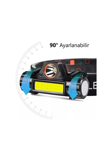 Cata 3 W 2 Modlu Şarjlı Dimlenebilir Mir Kafa Lambası - Ct-9120 Çok Renkli