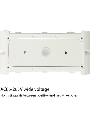 Monyee Alüminyum İç Mekan Led Duvar Lambası, Çift Yönlü Aydınlatma, Beyaz Kasa, 2w, 85-265v Beyaz