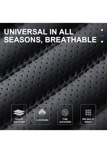 Gri Seametal Tam Sarılmış Araba Ön Koltuk Kılıfı Premium Pu Deri Araç Koltuk Minderi Nefes Alabilir Anti Scratch Sandalye Koruyucu Mat Type B
