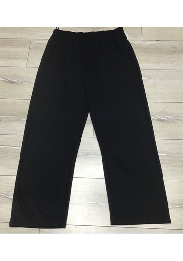 Kışlık Fitilli Kaşkorse Beli Lastikli Büyük Beden Pantolon Lacivert