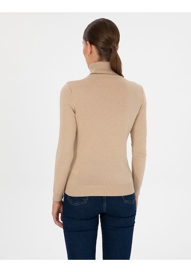 Pierre Cardin Kadın Bej Kazak /triko 50315747-vr011 Bej