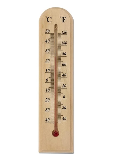 Gen-of Ahşap Duvar Termometre Derece Ölçer Ch092-2