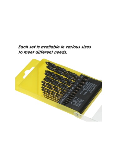 Hallow Yüksek Hızlı Çelik Matkap Ucu Sert Metal Hss 13 Adet