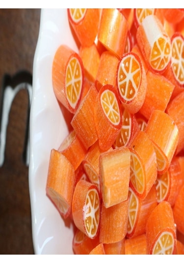 Portakal Desenli Lolly Akide Şeker 1000 Gr