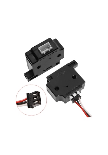 Konesam 3d Yazıcı Filament Tespit Sensörü - 1.75mm İçin Otomatik Durdurma Fonksiyonu, Akış Engeli Azaltılmış Malzeme Kontrol Modülü