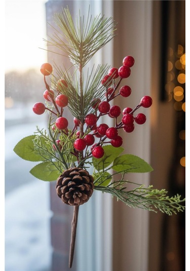 Yılbaşı Ağaç Süsleri Koleksiyonu-kozalaklı Kokinalı Ağaç Süsü